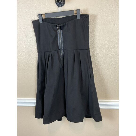 Hazel Womens Size L Black Dress Strapless Fit Flare Pockets Party Night Out R3 - Picture 4 of 12